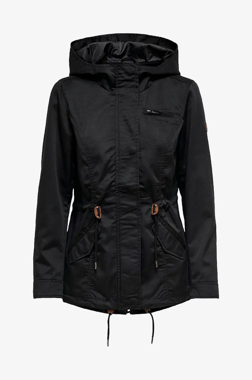 ONLY Jakke onlLorca Canvas Parka CC Otw - Svart