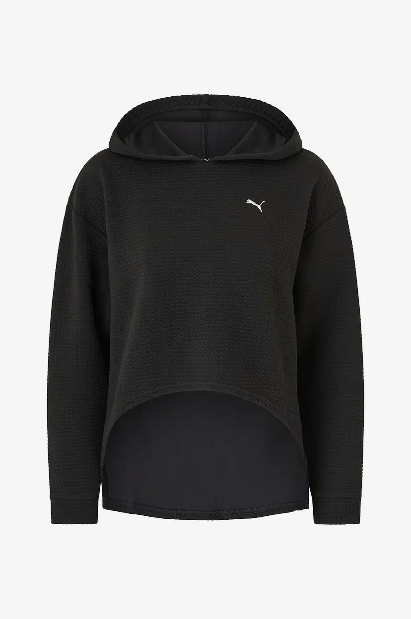 Puma Hettegenser Q4 Studio Textured Hoody - Svart
