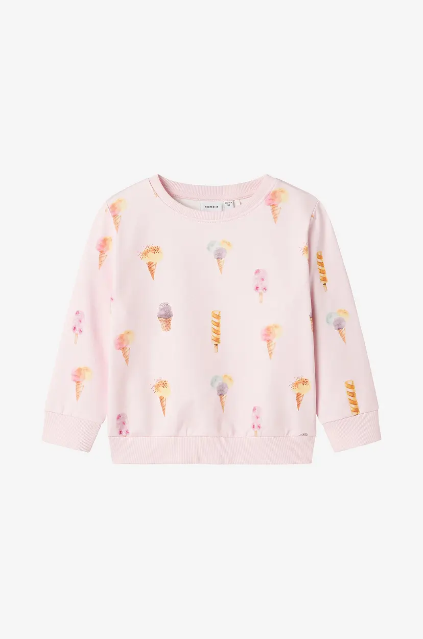 NAME IT Collegegenser nmfJillian Sweat Unb Box - Rosa