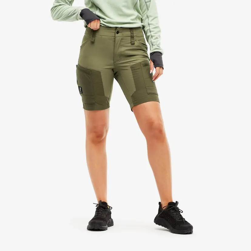 RevolutionRace RVRC GP Shorts Dame Burnt Olive