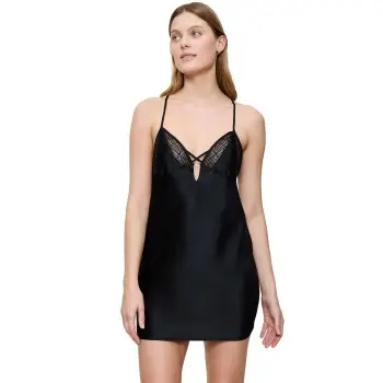 Triumph Triumph A Weekend To Remember Spaghetti Nightdress Svart polyester 36 Dame