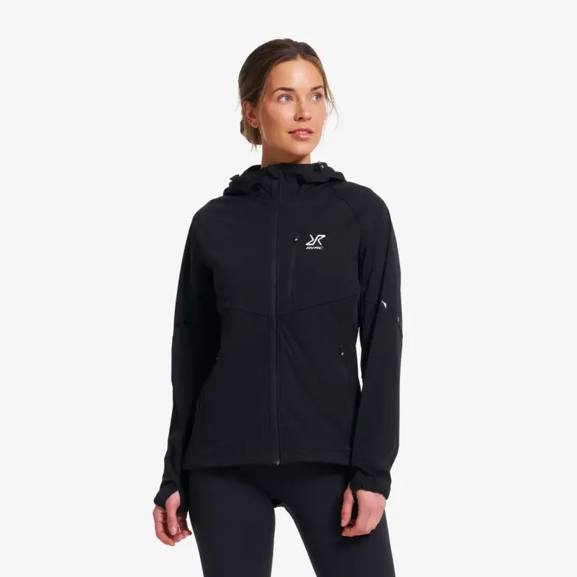 RevolutionRace Pure Softshell Jacket Dame Black