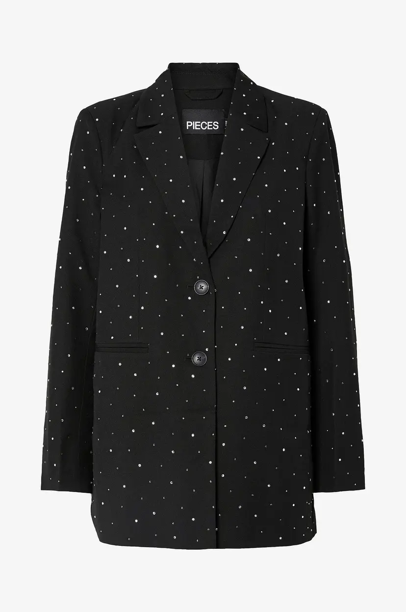 Pieces Blazer pcMichelle Rhinestone - Svart