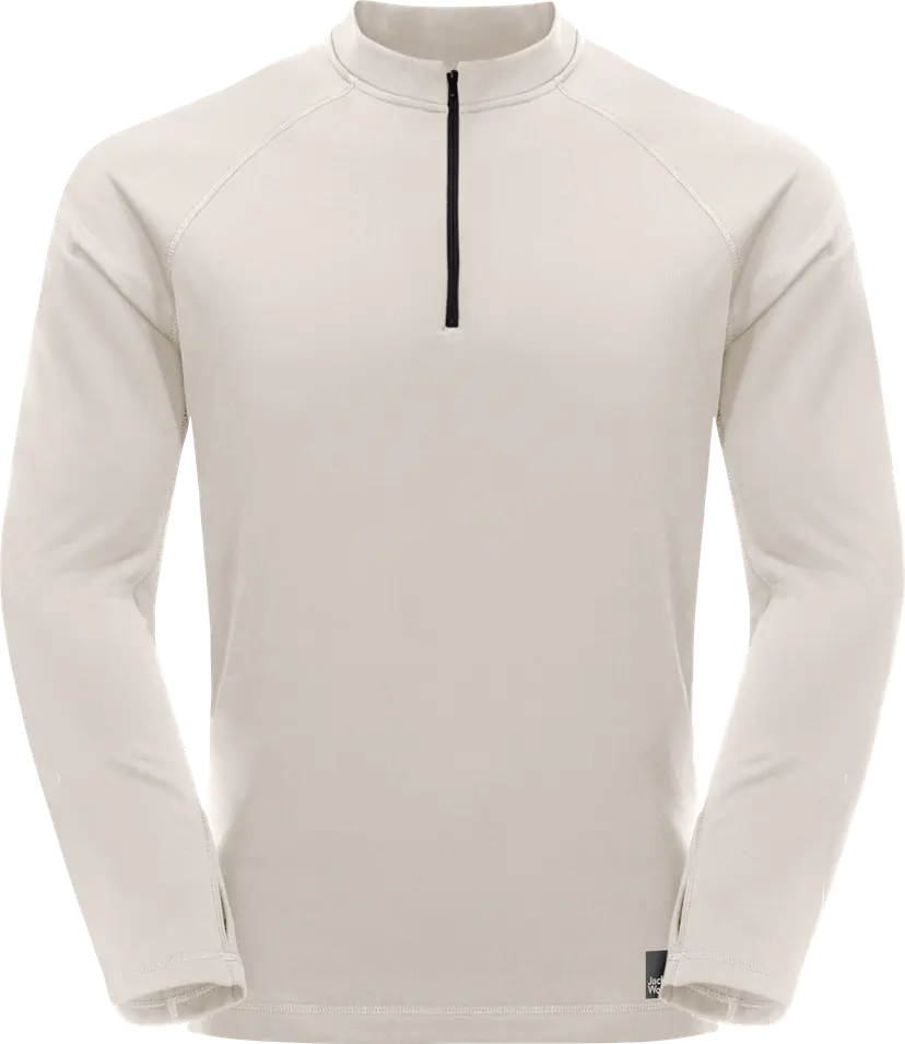 Jack Wolfskin Jack Wolfskin Men's Bike Commute Halfzip Winter Pearl