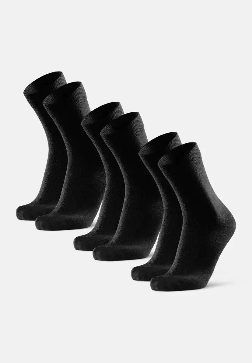 DANISH ENDURANCE DANISH ENDURANCE MERINO CREW STRØMPER, Sort, 48-51
