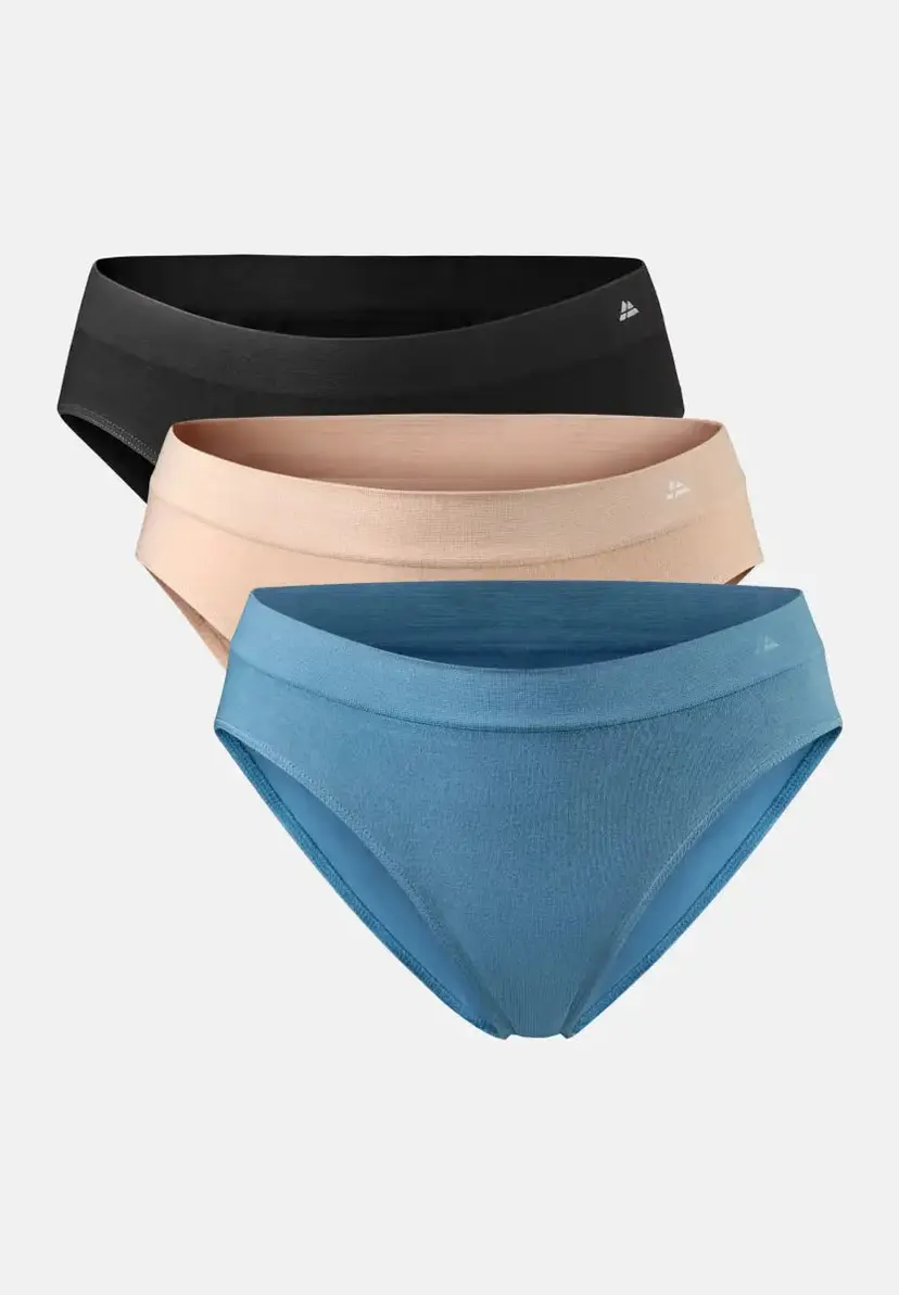 DANISH ENDURANCE BAMBOO TRUSSE fra DANISH ENDURANCE, Sort | Lyons Blue | Beige, XS/S, Undertøj til kvinder