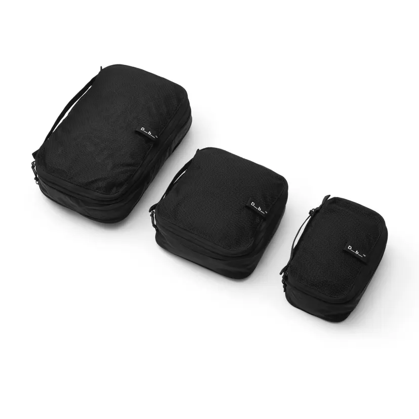 DB Packing Cube 3Pcs Set Black Out