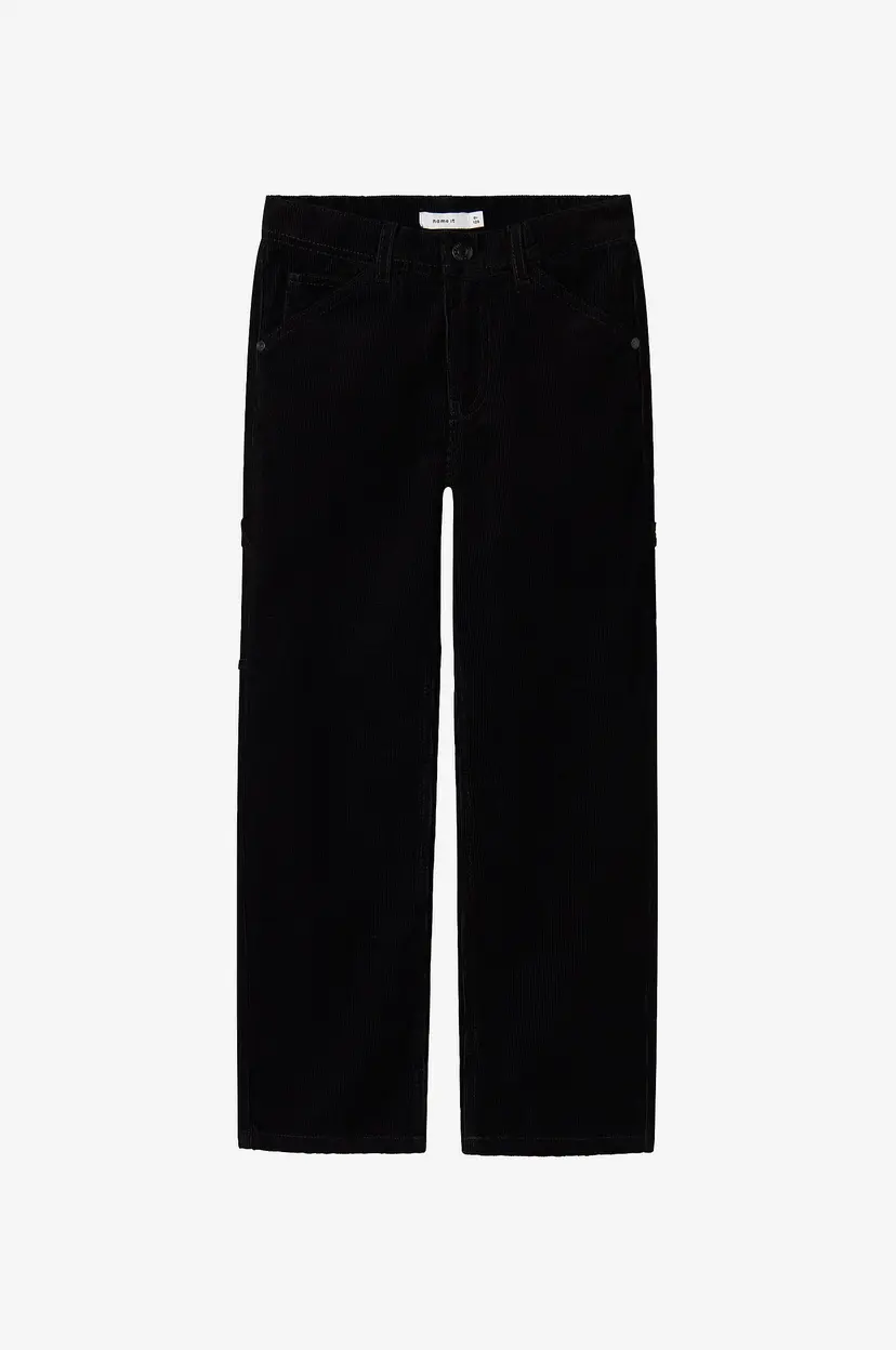 NAME IT Manchester-bukser nkmRyan Straight Cord Pant - Svart