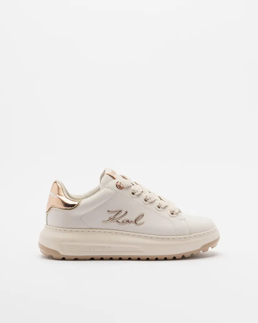 Karl Lagerfeld Karl Lagerfeld Kapri Lug Signia Lo White Sneakers