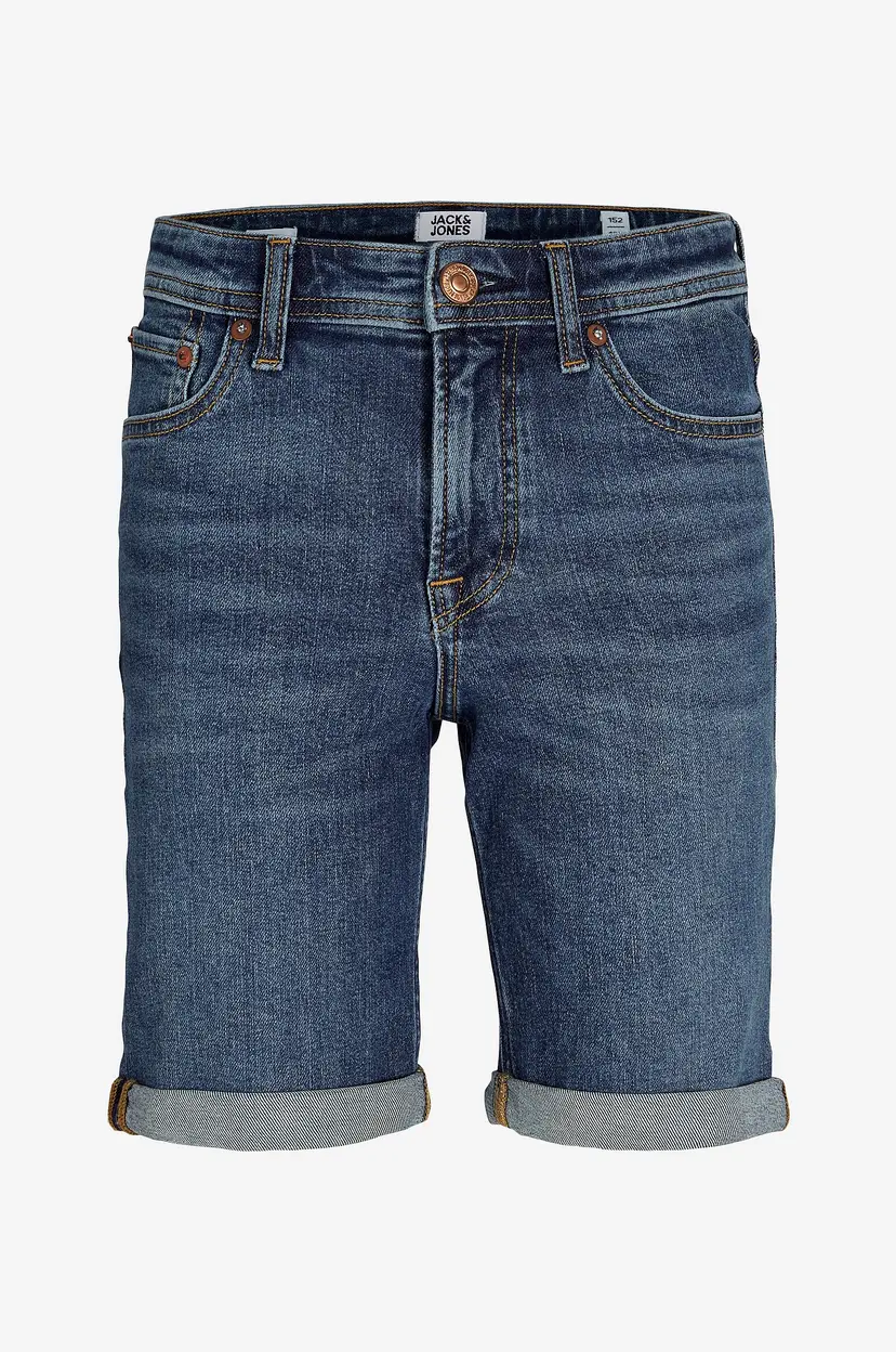 Jack & Jones Junior Jeans-shorts jjiRick jjiOriginal Shorts MF 926 - Blå