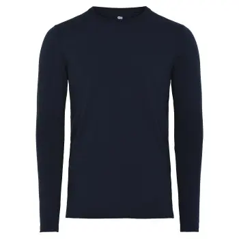 Dovre Dovre Organic Wool Long Sleeve Shirt Marine merinoull Large Herre