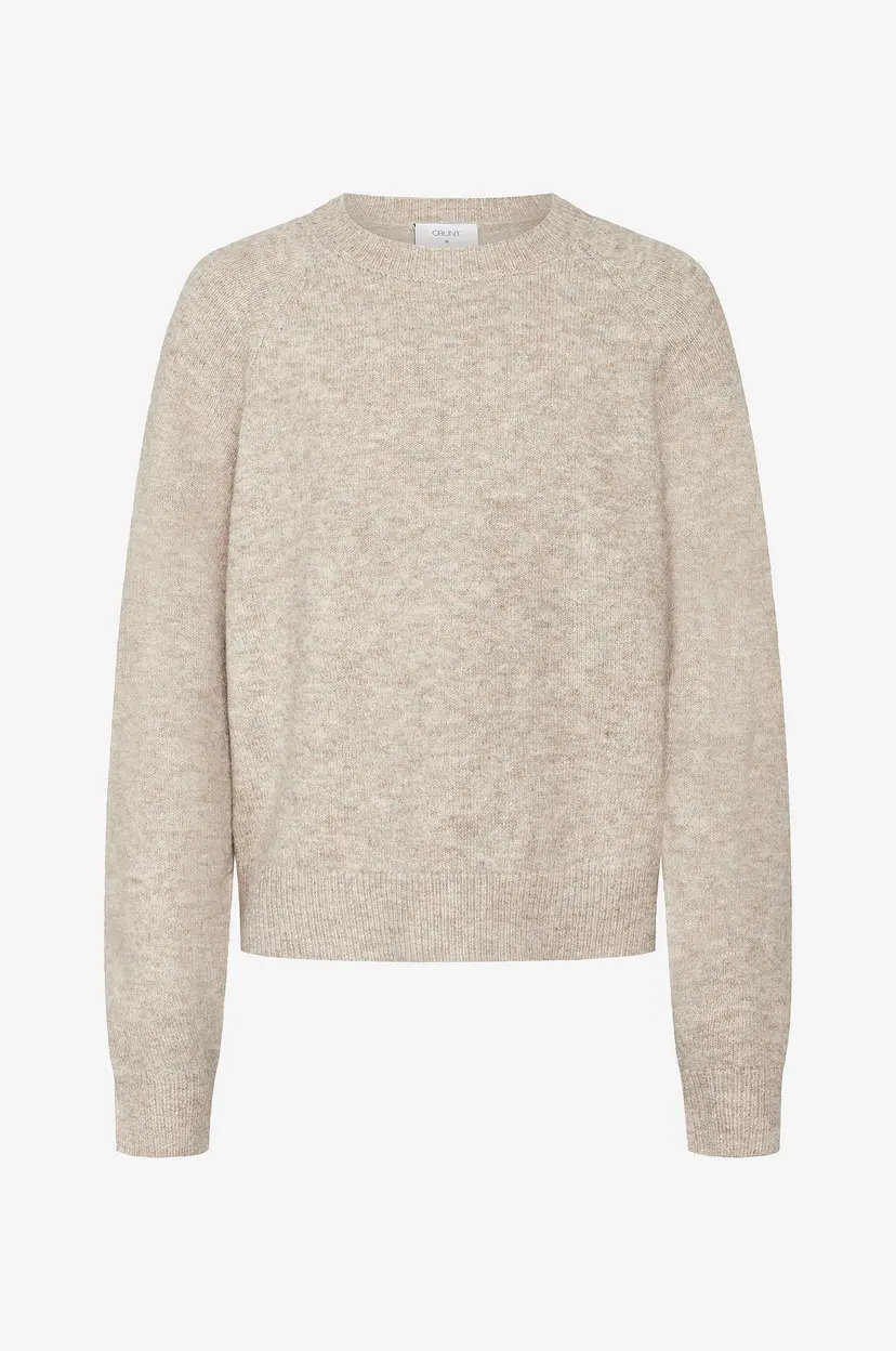 Grunt Genser Iben Knit - Beige