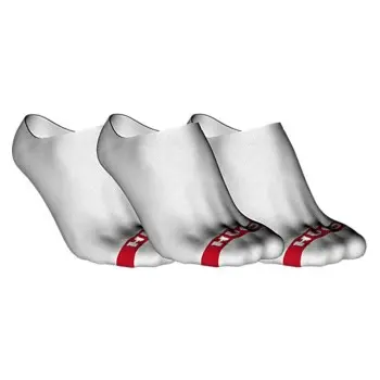 Hugo HUGO Strømper 3P Plush Tape Socks Hvit bomull Str 39/42