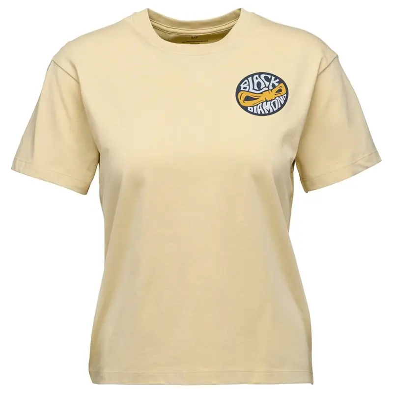 Black Diamond Black Diamond W Rope Badge Ss Tee White Oak