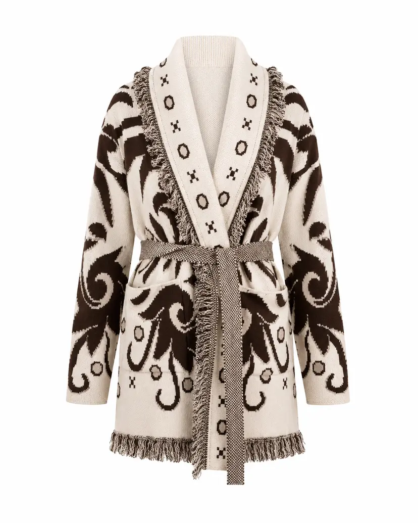 From Paris With Love Fringe jacket brown/cream