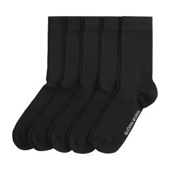 Björn Borg Björn Borg Strømper 10P Essential Socks Svart Str 41/45