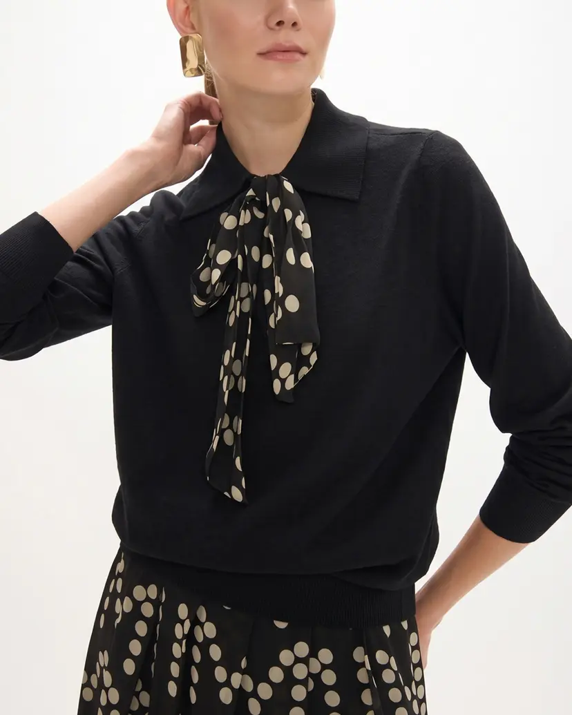 Lola Casademunt By MAITE Maite by Lola MF2611014 Black Knitted sweatshirt