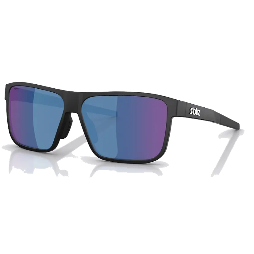 Bliz Bliz A008 Matte Black Smoke W Blue Multi
