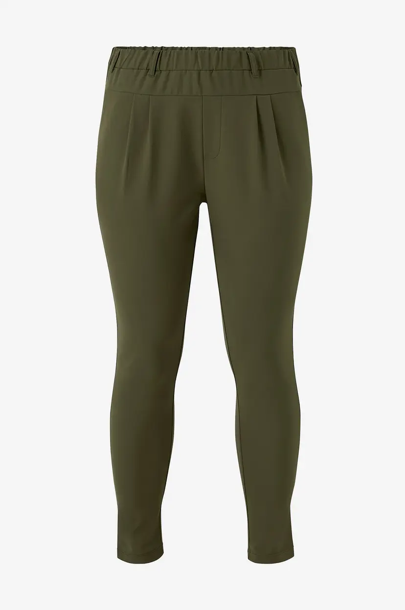 KAFFE Curve Bukse kCjia Pants - Grønn
