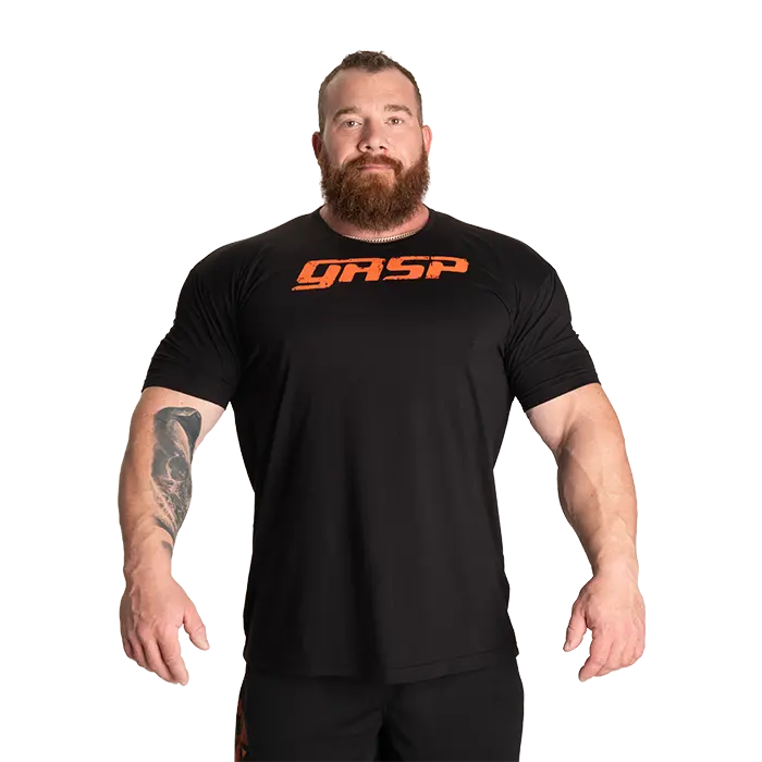 GASP Legacy Gym T-skjorte Svart Orange