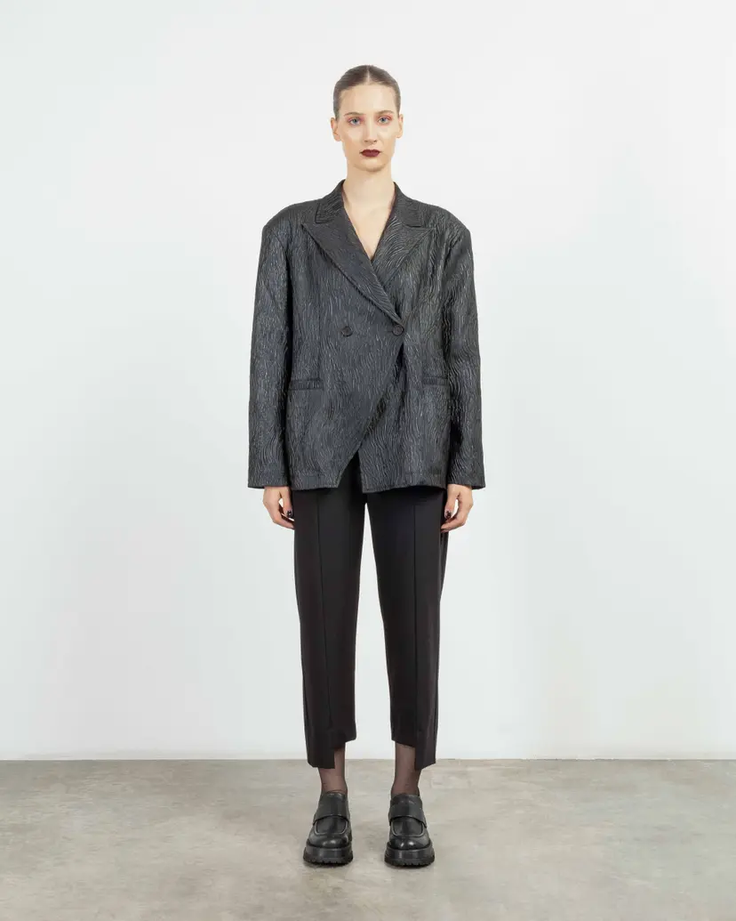 La Haine Blazer La Haine A26364BW5434 Preto