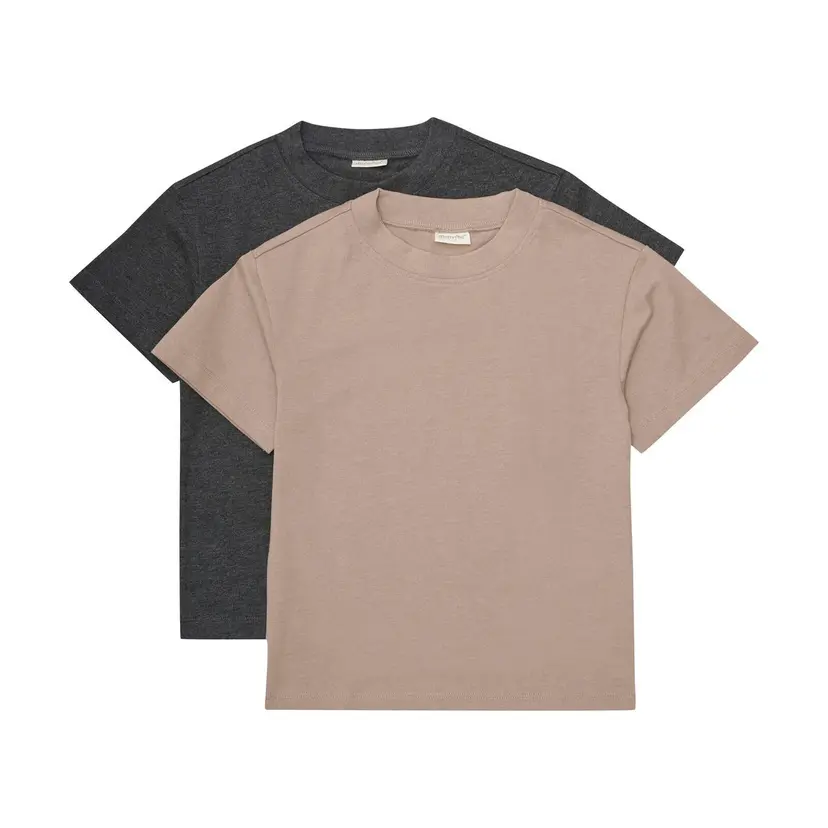 Minymo Minymo T Skjorte (2 Pk) Fossil (98 /3 år)