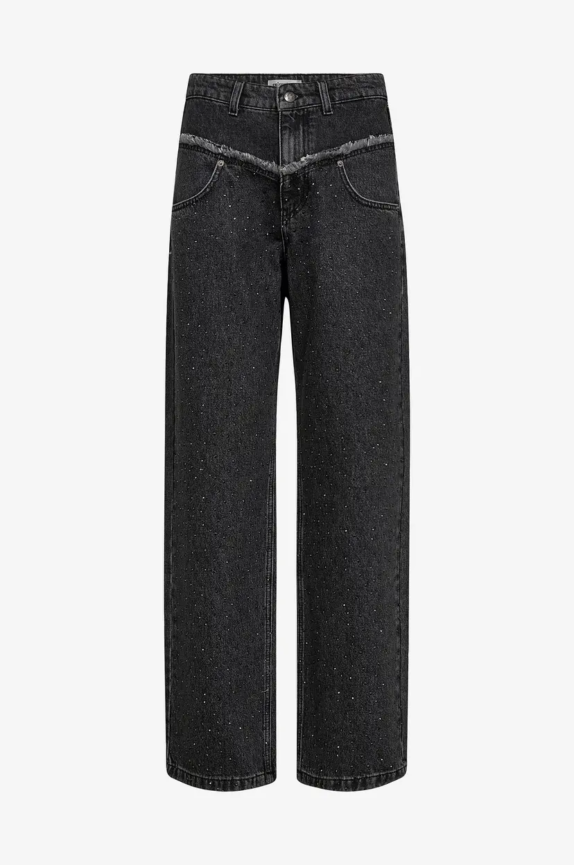 Co'couture Jeans SkylarCC Stone Wide - Svart