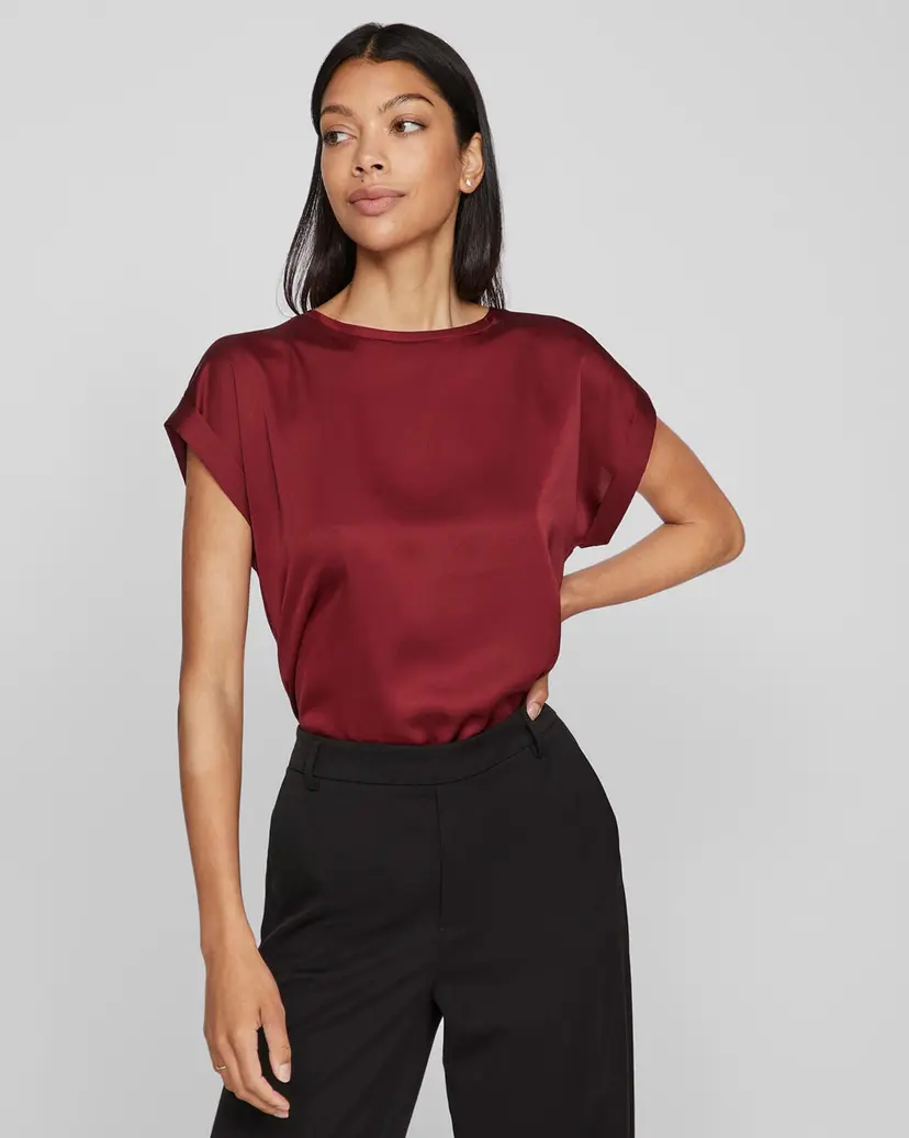 Vila Topp Ellette Satin