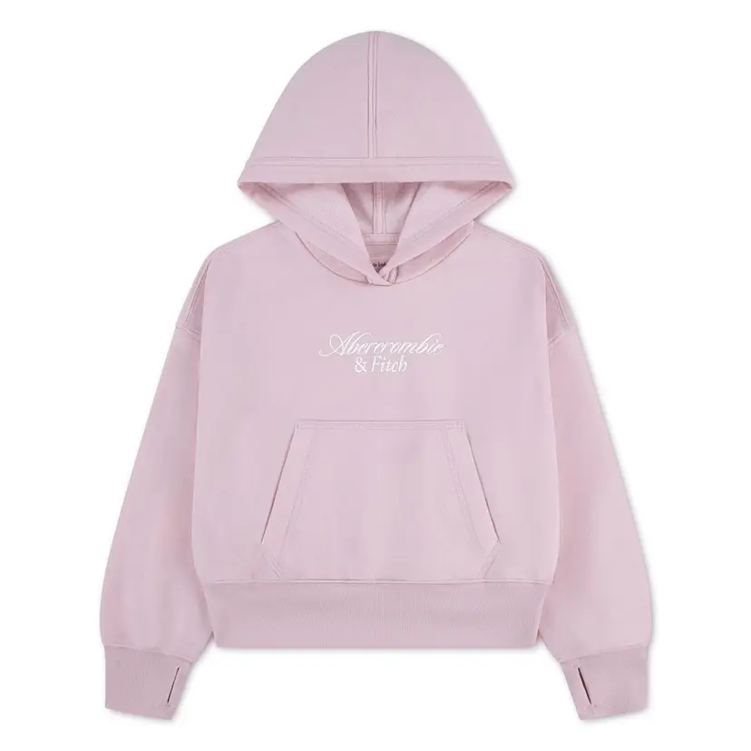 Abercrombie and Fitch Abercrombie and Fitch - Hettegenser Essential Logo Chalkpink