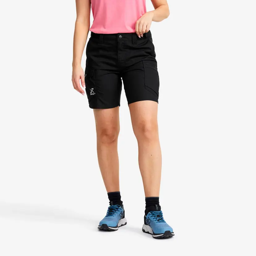 RevolutionRace Rambler Lightweight Pro Shorts Dame Black
