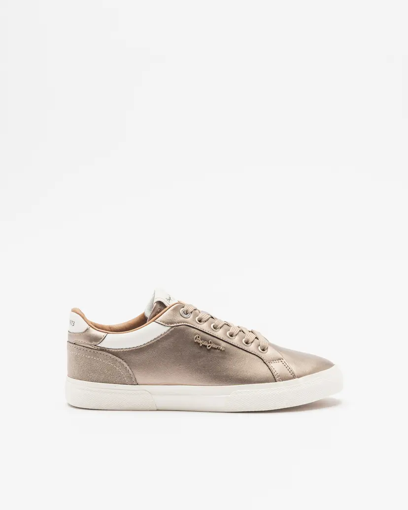 Pepe Jeans London Pepe Jeans London Kenton Glam Bronze Sneakers