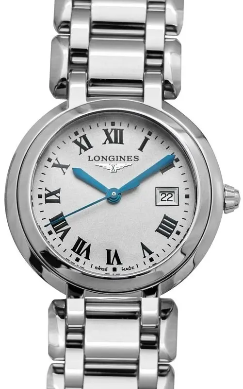 Longines Longines Dameklokke L8.122.4.71.6 Primaluna Sølvfarget/Stål Ø30 mm