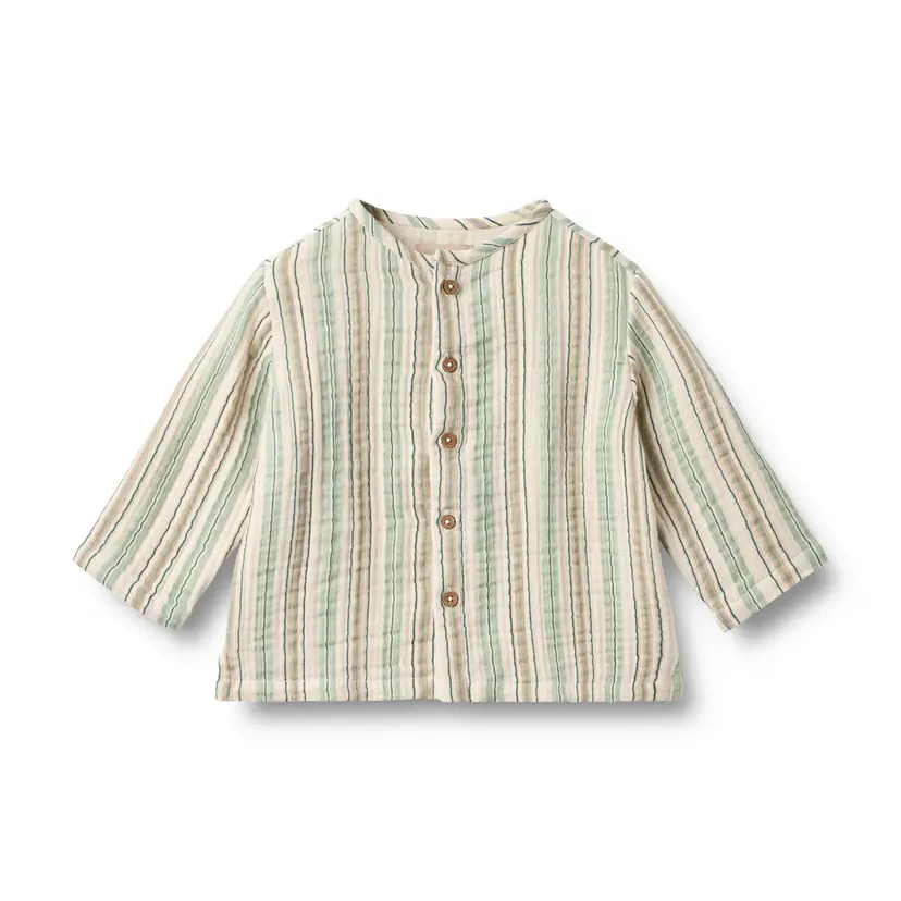 Wheat Wheat Skjorte Shelby  Summer Stripe (92 / 2 år)