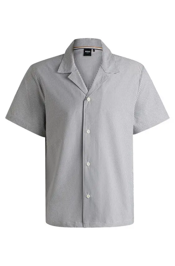 BOSS Black Velvetfish_Shirt 10271193 01