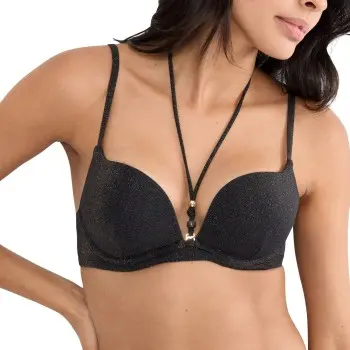 Triumph Triumph Summer Sunset WHU Sweet Heart Bikini Top Svart B 36 Dame