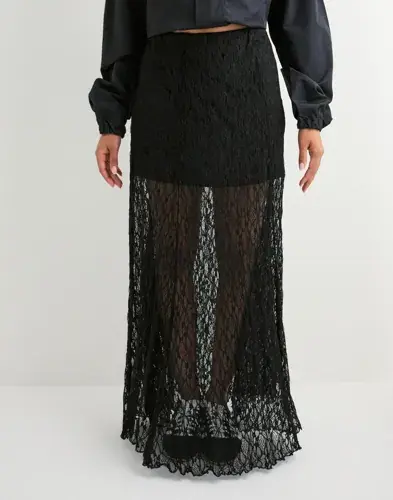 Neo Noir Neo Noir - Svart - Mariya Lace Skirt