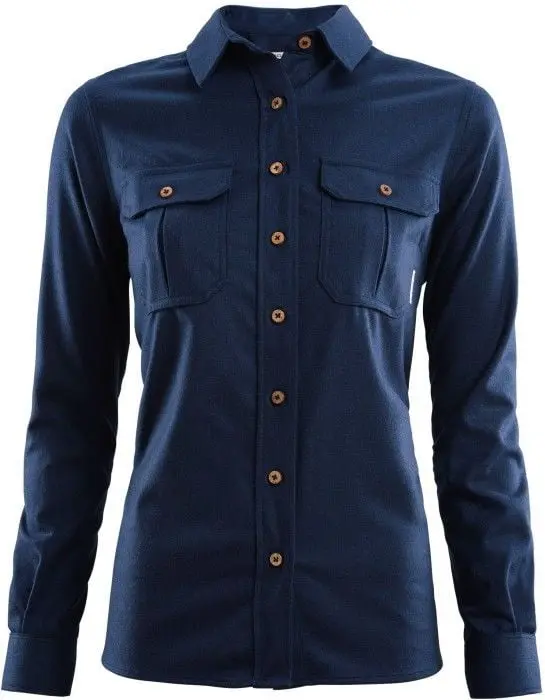 Aclima Aclima W's LeisureWool ReBorn Wool Shirt Navy Melange