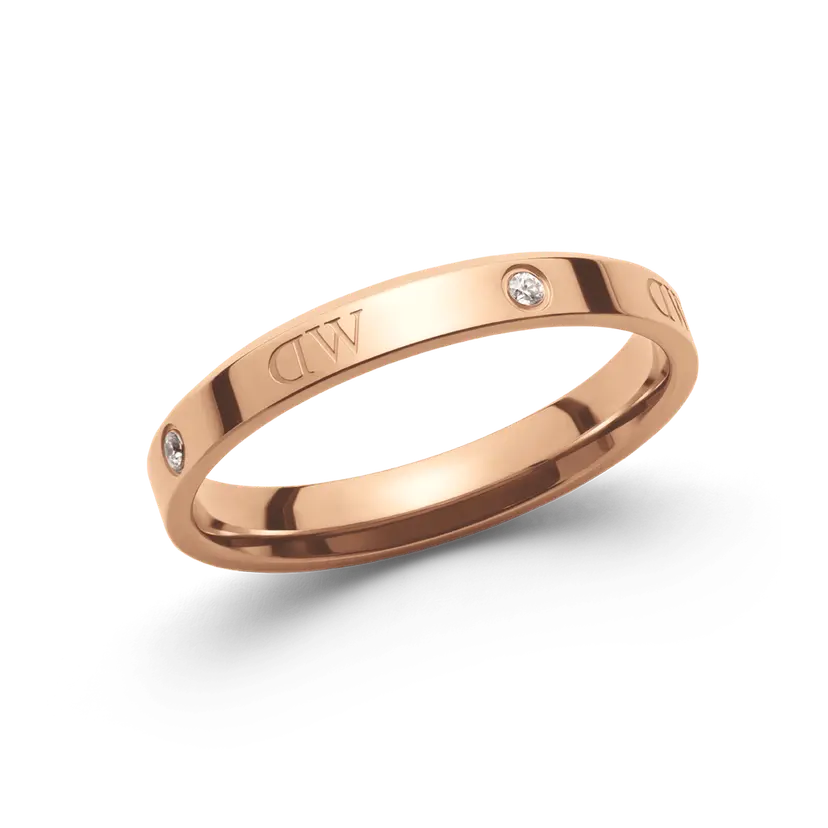 Daniel Wellington Rose Gold Ring Classic Lumine | DW