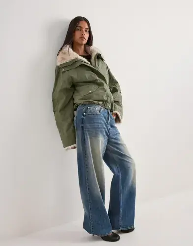 Nelly Nelly - Grønn - Bomber Parka Jacket