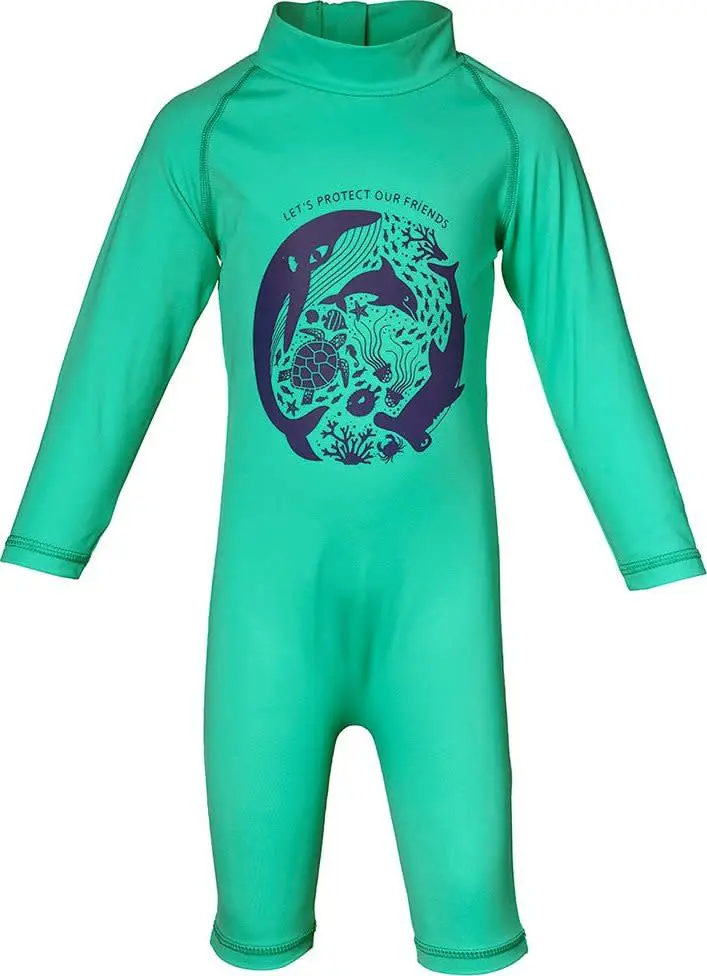 Isbjörn Of Sweden Isbjörn of Sweden Kids' Dolphine Sun Jumpsuit Mint