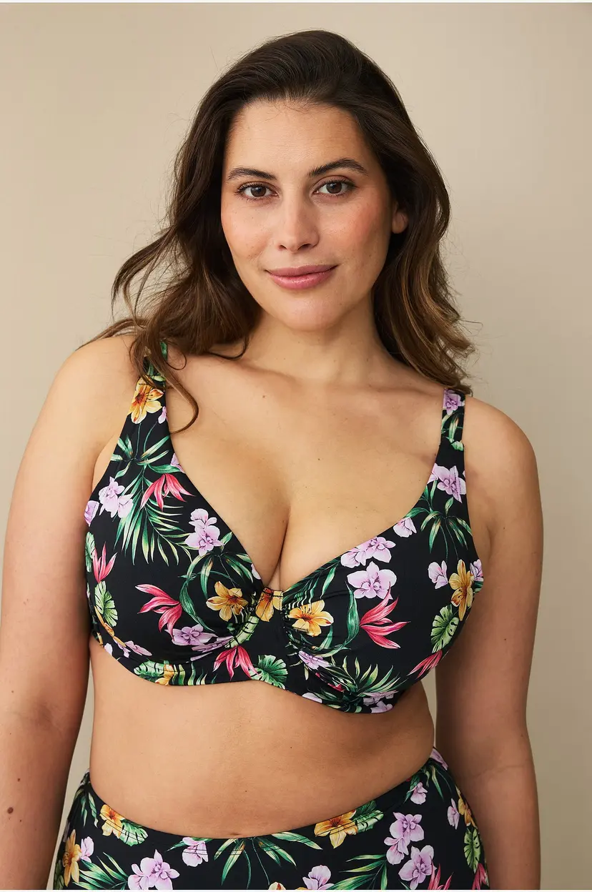 Ellos Plus collection Linda Bikini-BH med bøyler - Svart