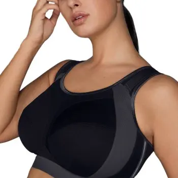 Anita Anita BH Active Extreme Control Plus Sports Bra Svart/Grå F 100 Dame