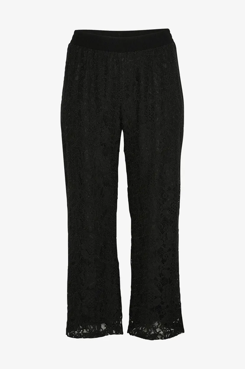 KAFFE Curve Blondebukser kcNelina Pants - Svart