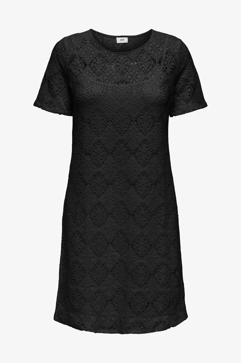 JDY Kjole jdyEva S/S O-neck Dress Jrs - Svart