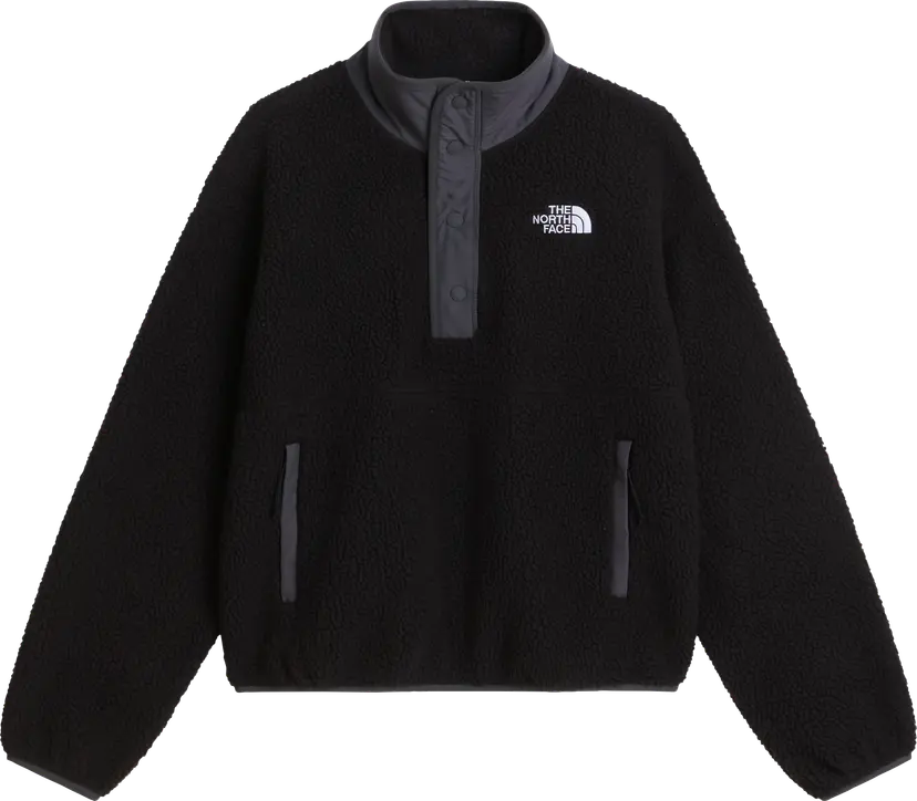 The North Face The North Face Women's Cragmont 1/2 Snap Fleece Jacket TNF Black/Anthracite Grey