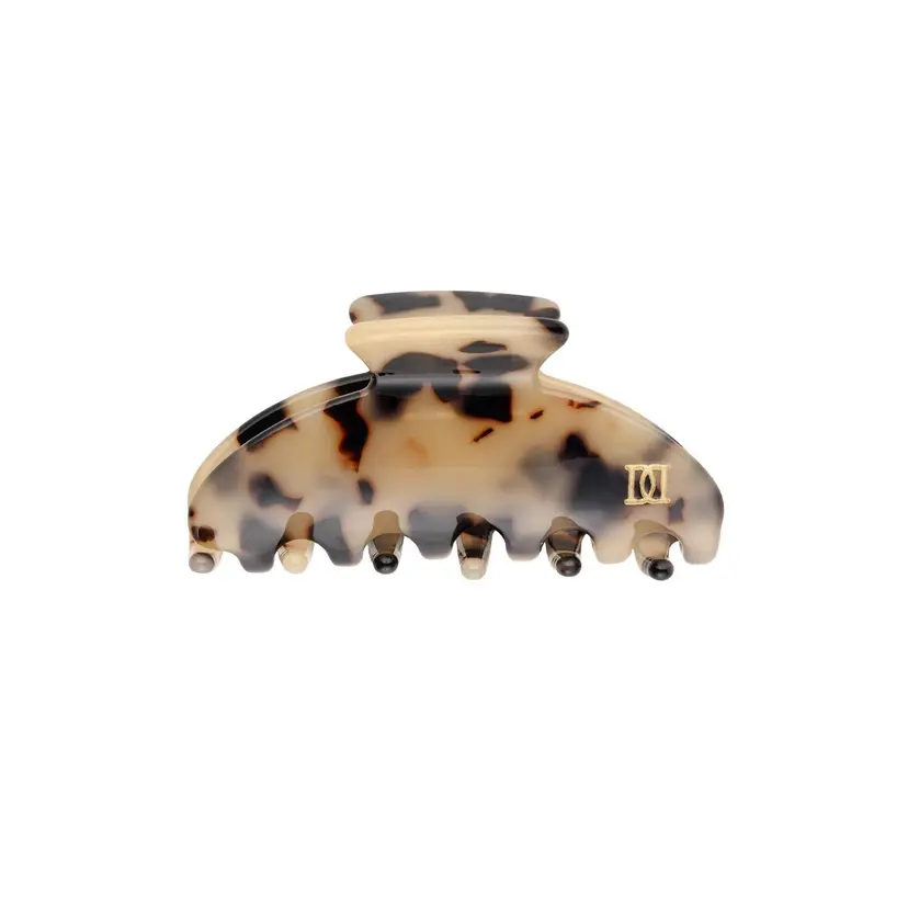 Dark Plain Hair Claw Small Sand Tortoise