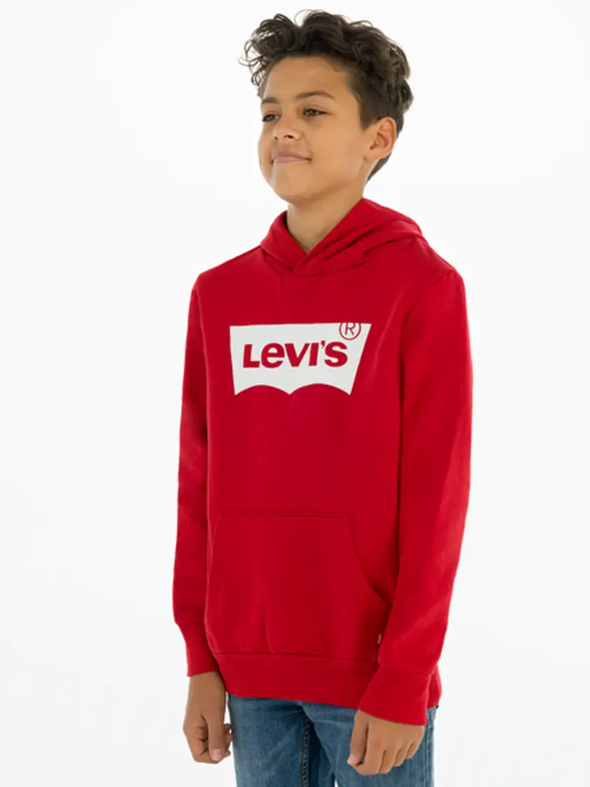 Levi's Levis Batwing Screenprint Hoodie Levis Red/ White (116 / 6 år)