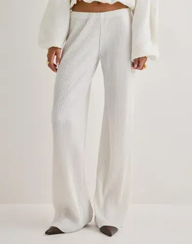 Nelly Nelly - Hvit - Perfect Plisse Pants