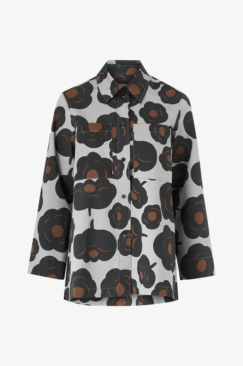 Marimekko Skjorte Maaria Tumma - Grå