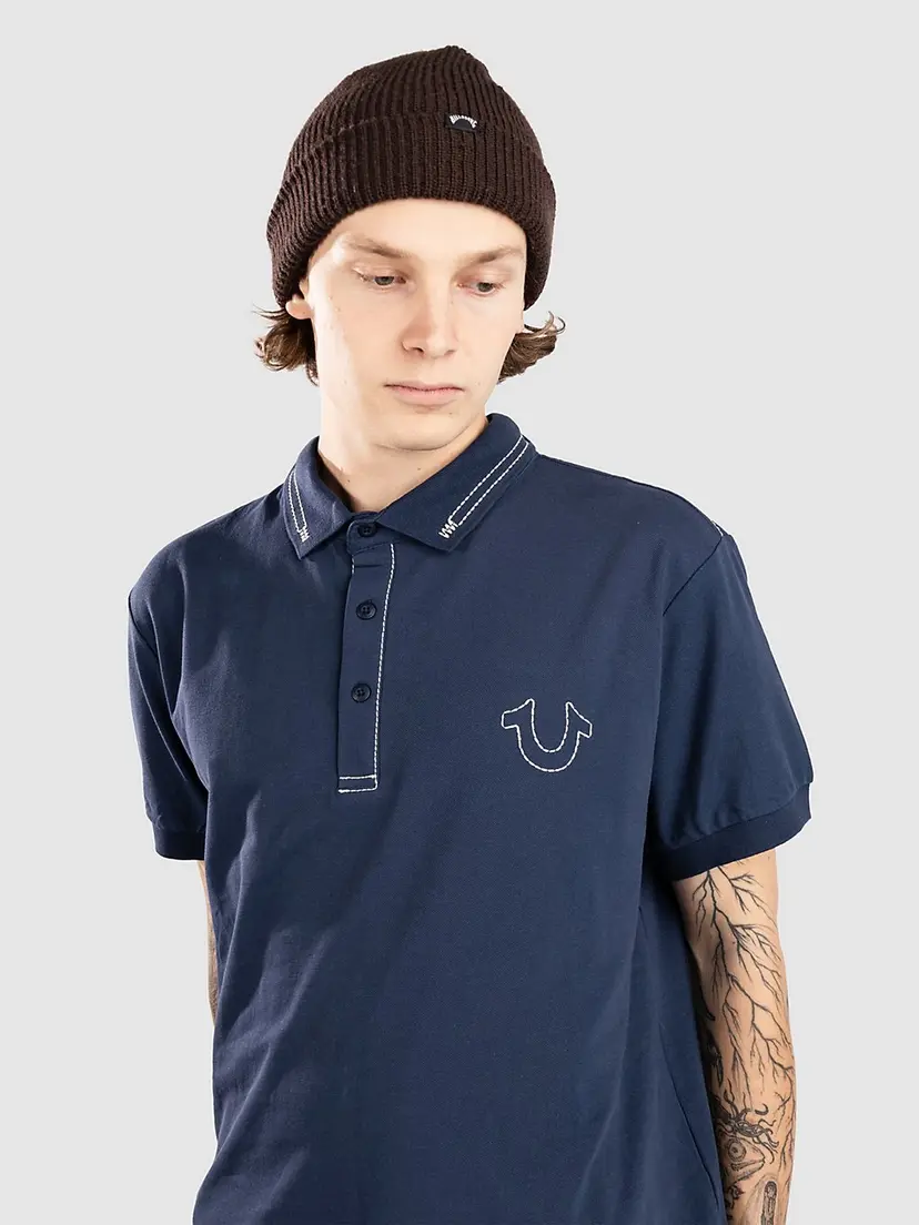 True Religion True Religion Relaxed Big T Embro T-skjorte blå